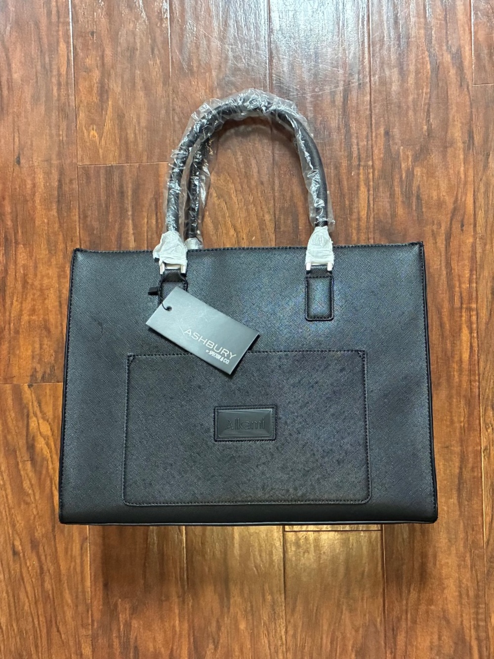 Ashbury Black Purse Tote Bag